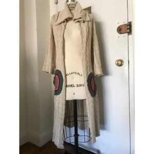 Long cardigan/ duster,  baby alpaca